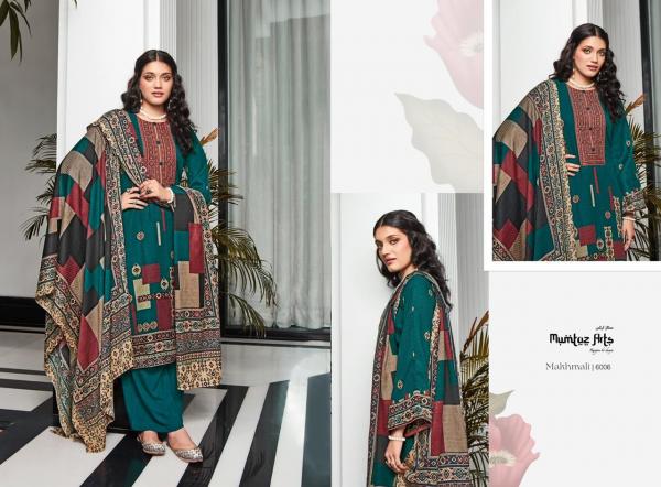 Mumtaz Makhmali Twill Pashmina Designer Dress Material